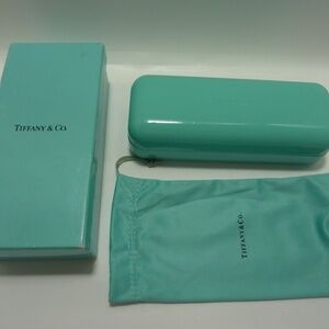 Authentic Tiffany & Co. SUNGLASSES HARD CASE POUCH AND BOX